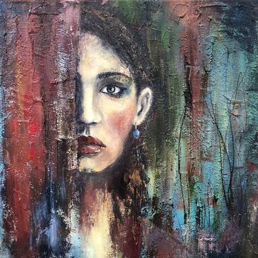 Original Fine Art Women Paintings by Khatuna Petsyukha