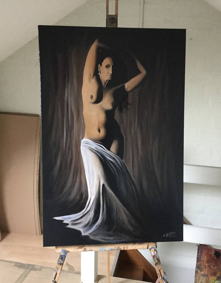 Original Realism Nude Painting by Steven Tranter