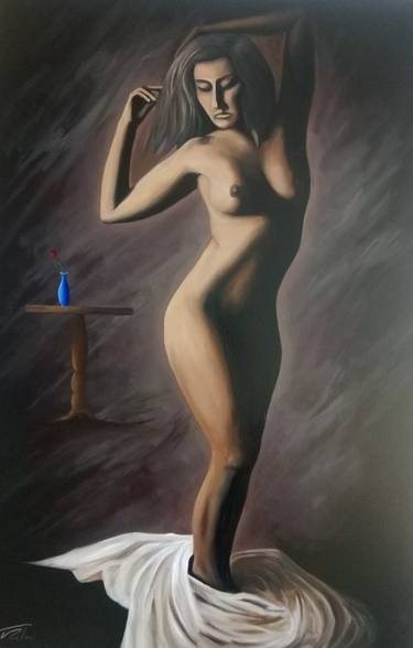 Original Figurative Nude Paintings by Steven Tranter