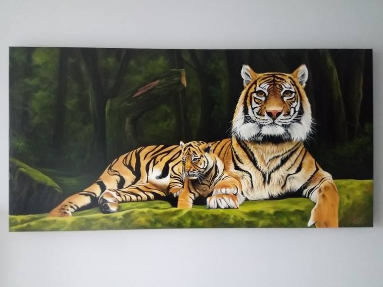 Original Realism Animal Painting by Steven Tranter