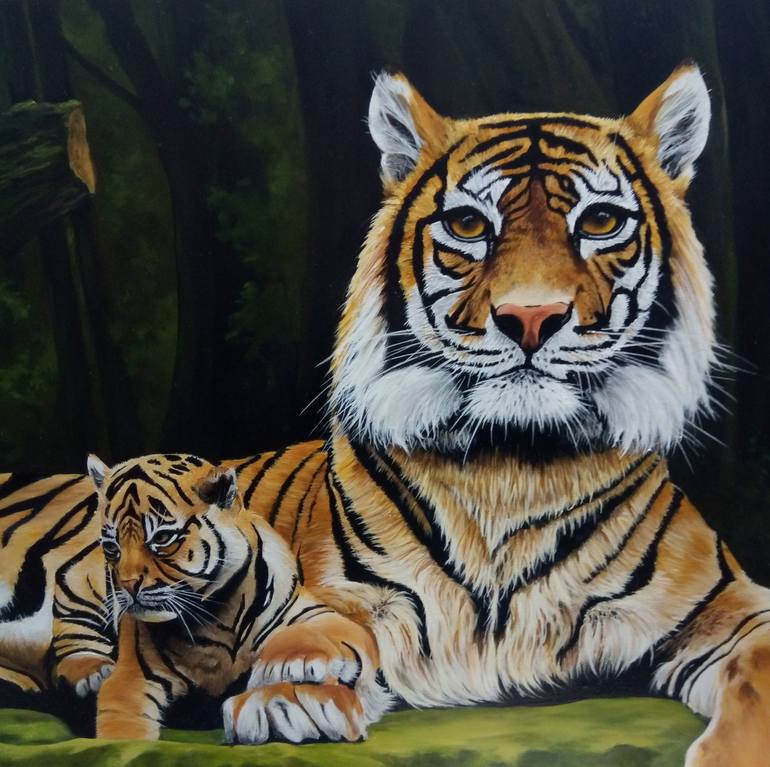 Original Realism Animal Painting by Steven Tranter