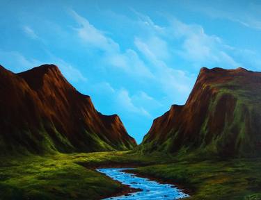 Saatchi Art Artist Steven Tranter; Paintings, “The untouched highlands” #art