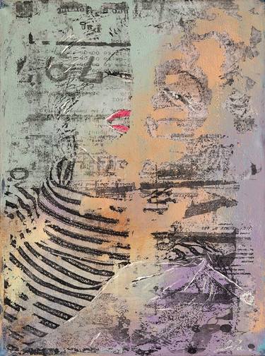 Print of Abstract Celebrity Paintings by Liza Landberg