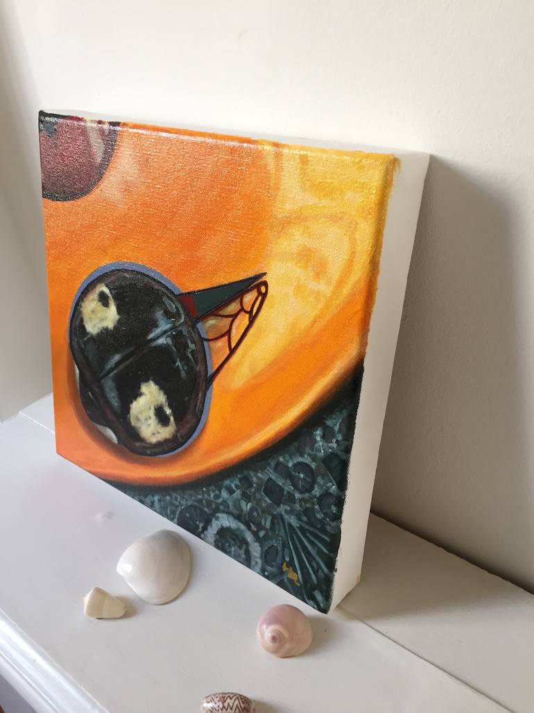Original Conceptual Still Life Painting by Reda Hajji