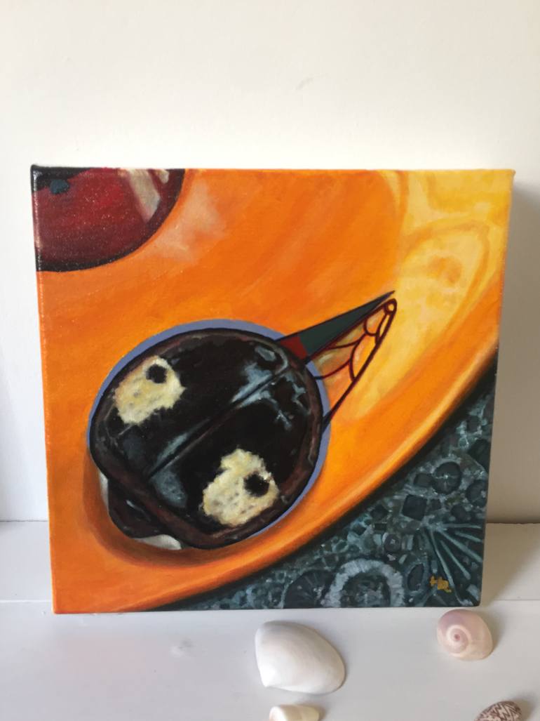 Original Conceptual Still Life Painting by Reda Hajji
