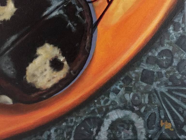Original Conceptual Still Life Painting by Reda Hajji
