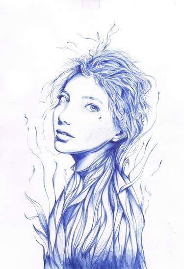 Ballpoint Pen Portrait A4 thumb