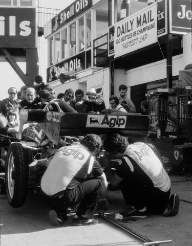 Ferrari Pit. European Grand Prix 1983 thumb