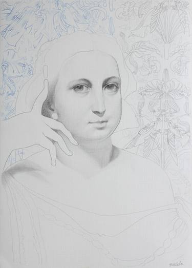 Print of Figurative Portrait Drawings by Bastién Ortega