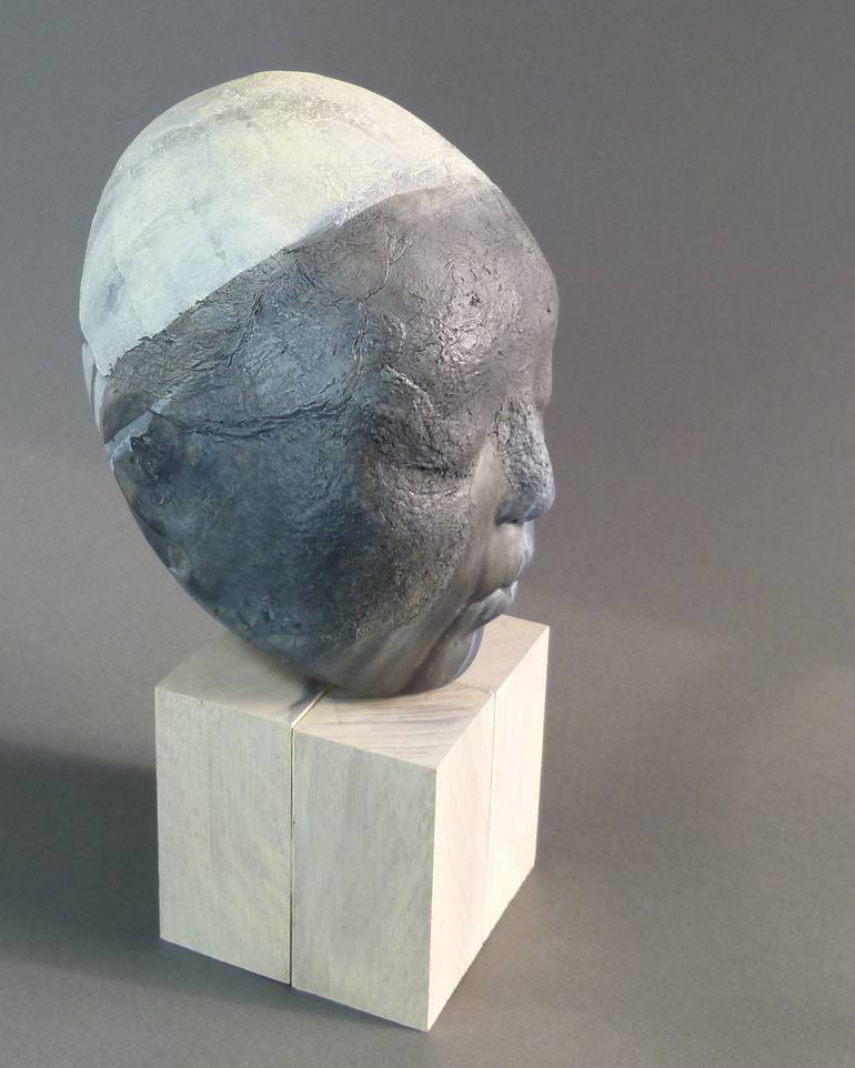Original Figurative Portrait Sculpture by France St-Martin