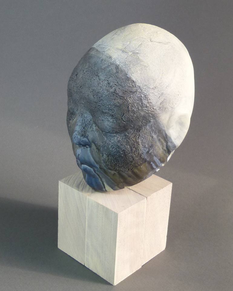 Original Figurative Portrait Sculpture by France St-Martin