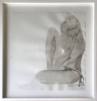 Original Abstract Expressionism Nude Drawings by Barbara Lo Faro