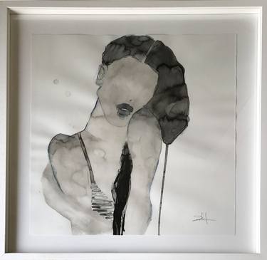Original Abstract Expressionism Nude Drawings by Barbara Lo Faro