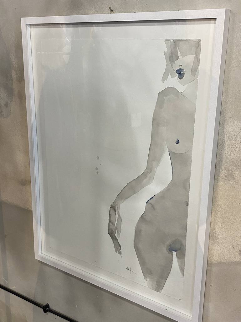 Original Nude Drawing by Barbara Lo Faro