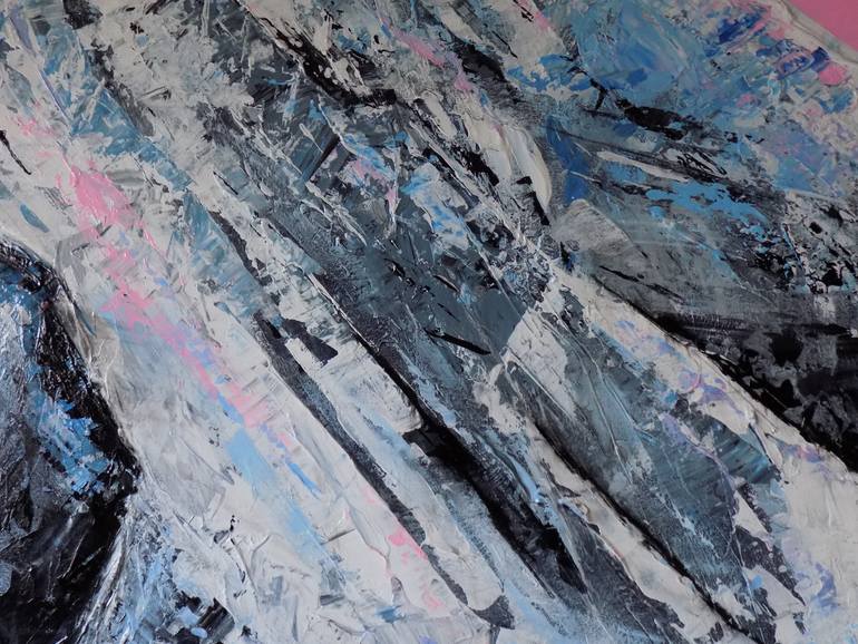 Original Impressionism Abstract Painting by Charles Evans