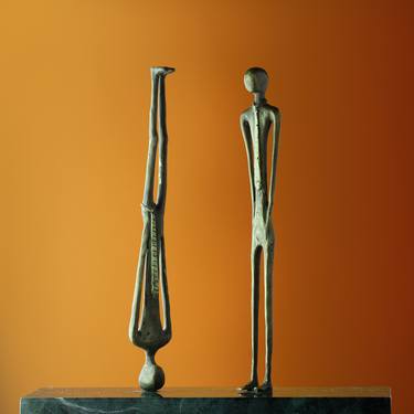 Original Conceptual People Sculpture by Zaur Gamkrelidze