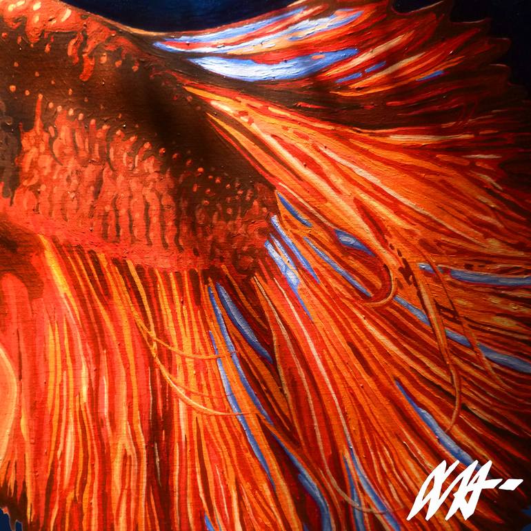Original Figurative Fish Painting by Christian Steagall-Condé