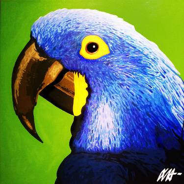 BLUE MACAW Portrait thumb