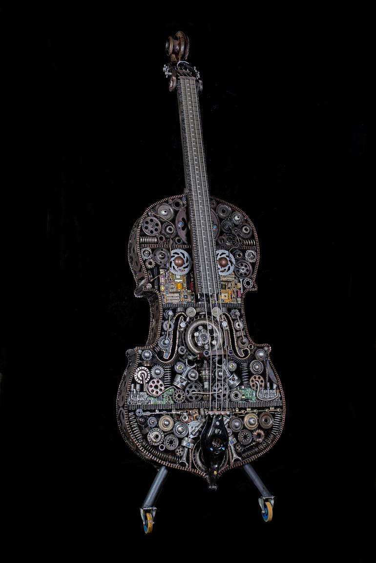 Original Music Sculpture by Nelson Barrera