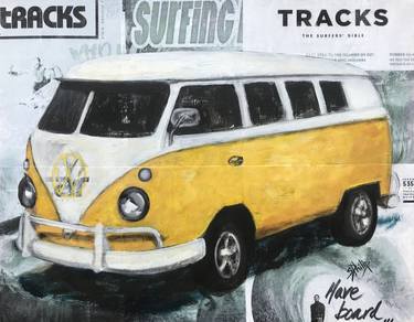 Original Automobile Painting by Sarah Philip
