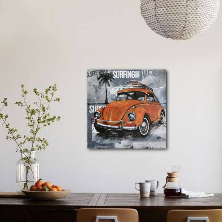 Original Automobile Painting by Sarah Philip