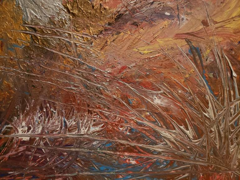 Original Abstract Expressionism Abstract Painting by Stephanie Dearling