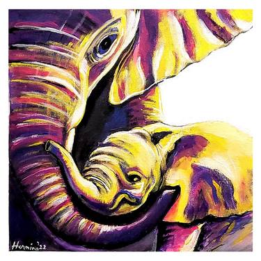 Original Animal Paintings by Hermina Ciobanu