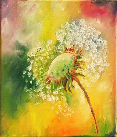 Original Art Deco Floral Paintings by Hermina Ciobanu