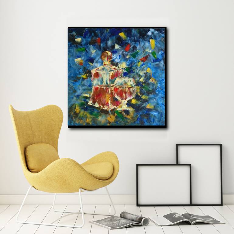 Original Abstract Food & Drink Painting by Tati Davydova