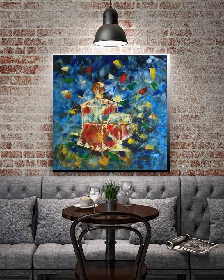 Original Abstract Food & Drink Painting by Tati Davydova