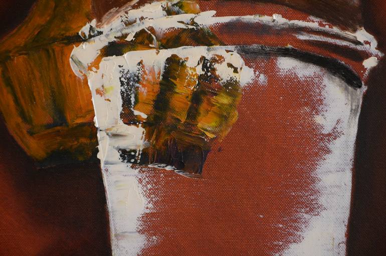 Original Abstract Food & Drink Painting by Tati Davydova