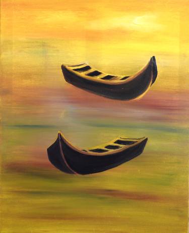 Print of Abstract Ship Paintings by Tati Davydova