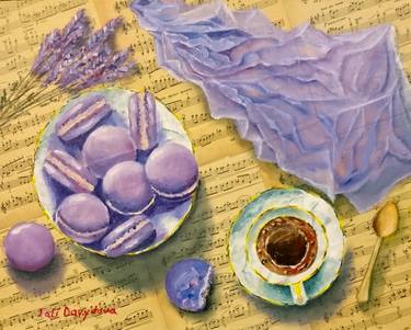 Original Abstract Expressionism Food & Drink Paintings by Tati Davydova