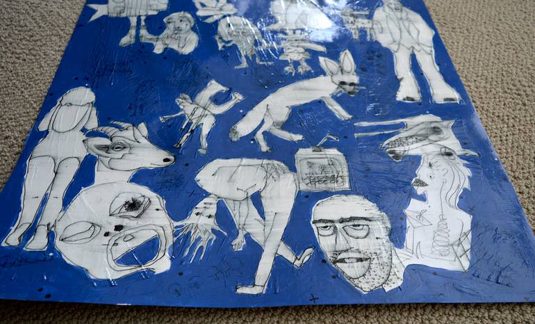Original Pop Art Fantasy Painting by Murray Degelman