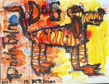 Print of Dogs Paintings by Murray Degelman