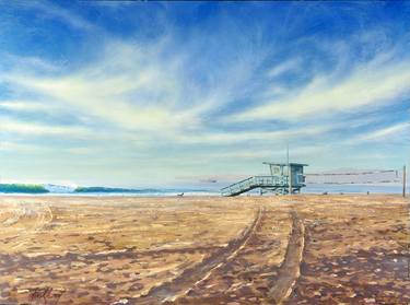 Original Realism Beach Paintings by James Parkhurst