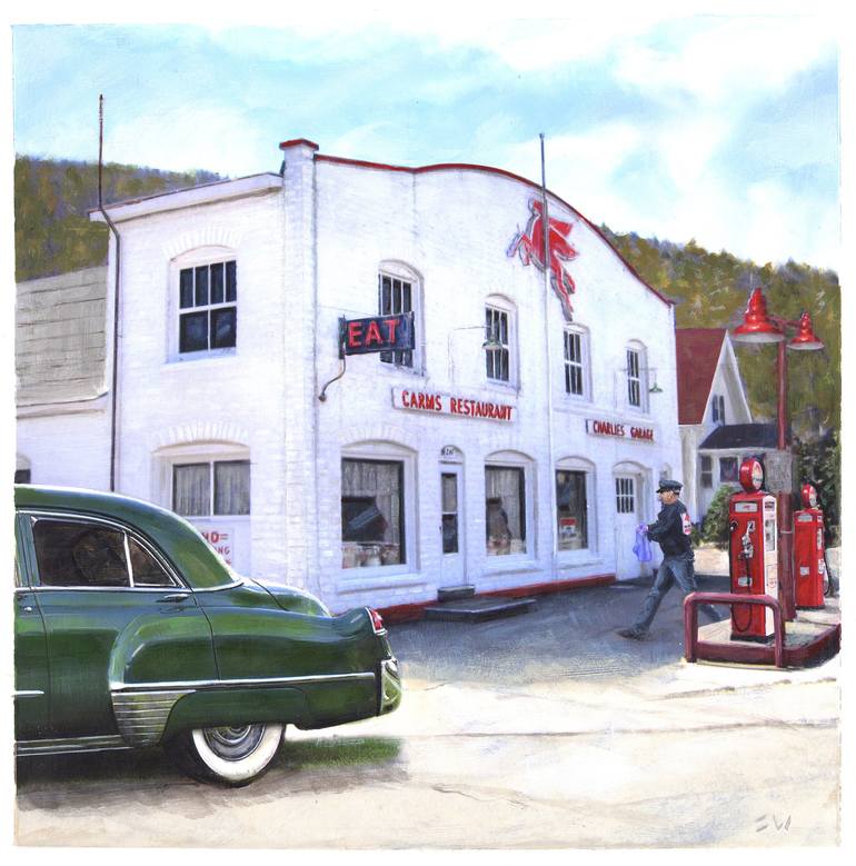 Original Realism Architecture Paintings by Stephen Walsh