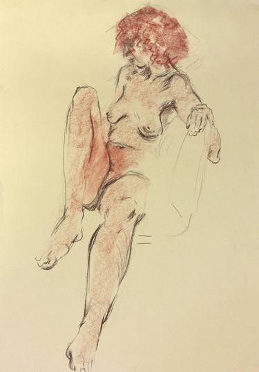 Print of Nude Drawings by Annette Bentley