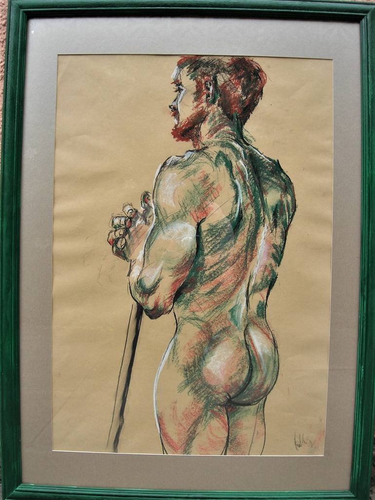 Original Figurative Body Drawing by Annette Bentley