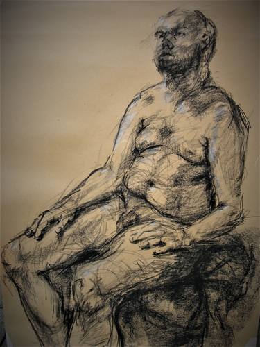 Original Figurative Body Drawings by Annette Bentley