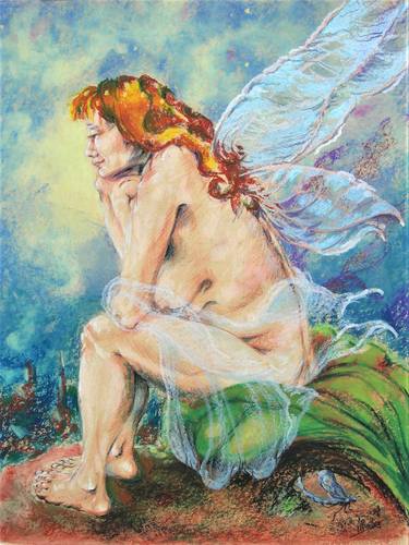 Original Figurative Fantasy Paintings by Annette Bentley