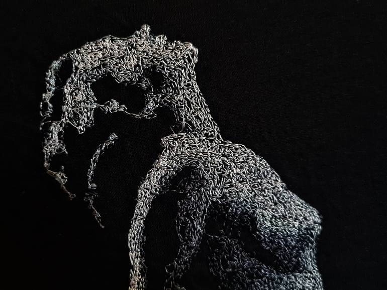Original Expressionism Nude Mixed Media by Marco Lucini