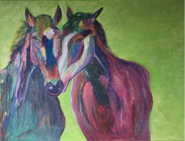 Original Horse Paintings by Anna Shindakova