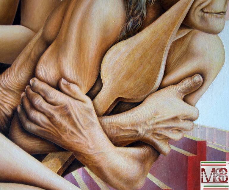 Original Figurative Body Painting by Fabio Meneghella