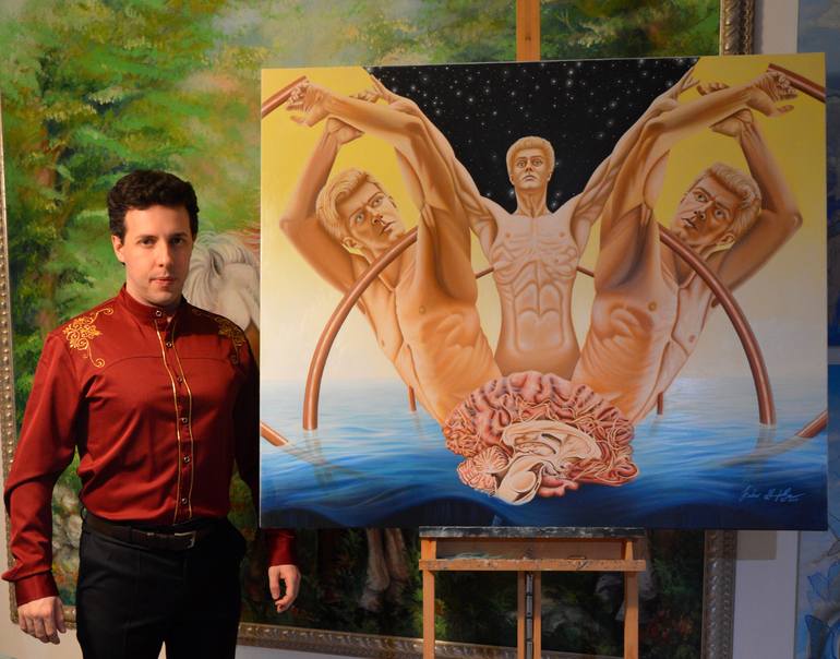 Original Figurative Body Painting by Fabio Meneghella