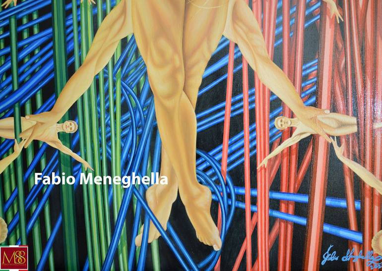 Original Figurative Body Painting by Fabio Meneghella