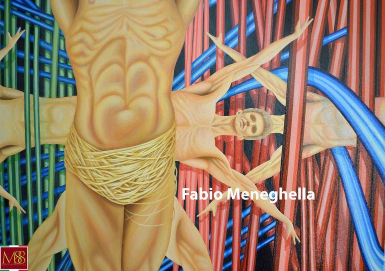 Original Figurative Body Painting by Fabio Meneghella