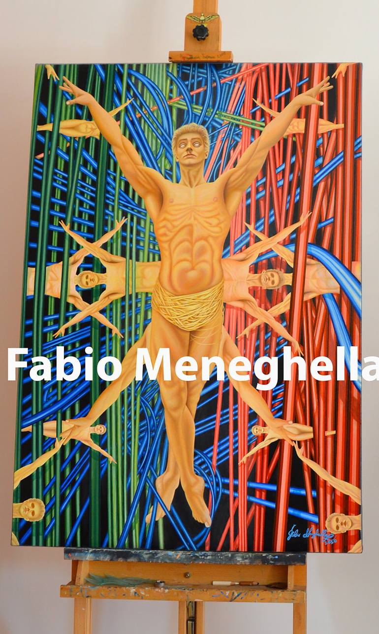 Original Figurative Body Painting by Fabio Meneghella