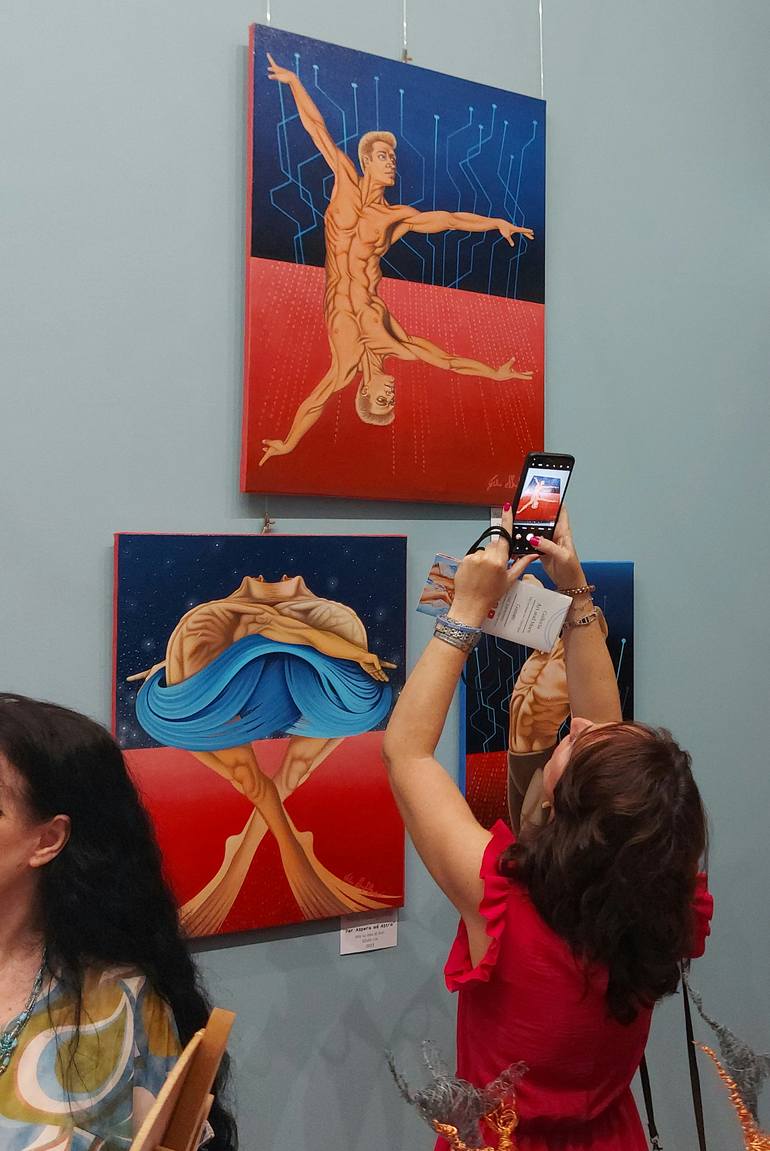 Original Figurative Body Painting by Fabio Meneghella