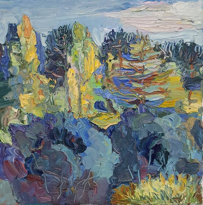 Original Landscape Painting by Tanja Art